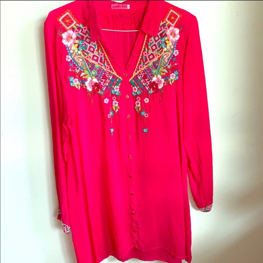 Gorgeous Johnny Was Embroidered Tunic or Dress